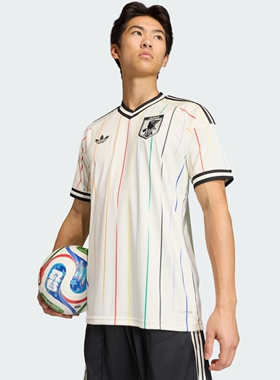 Adidas阿迪达斯日本国家队世界杯客场球迷版足球短袖球衣JN1872