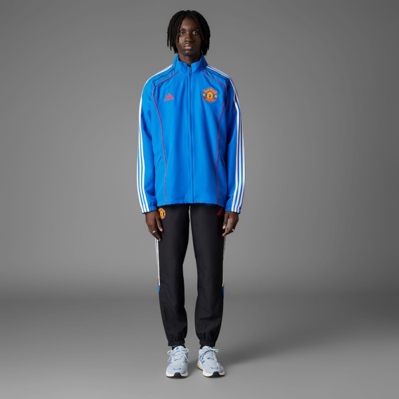 Adidas曼联足球训练运动夹克外套