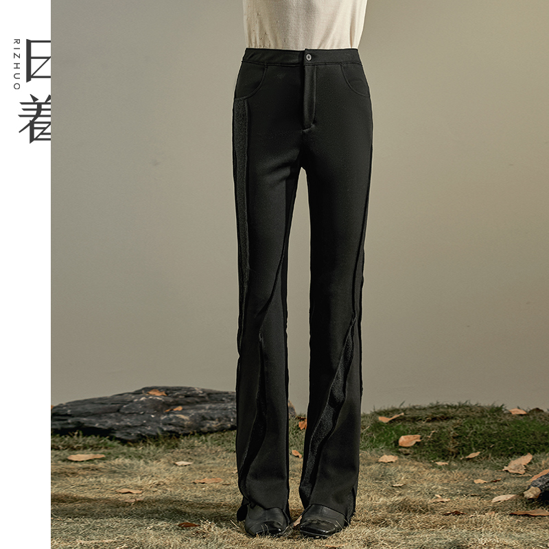 立体剪裁时装感日着休闲裤