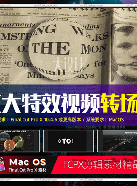 FCPX放大插件 Pro Magnifier 专业放大镜特效视频素材