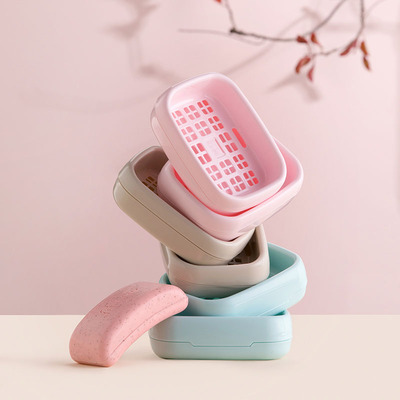 茶花肥皂盒可拆卸家用卫生间置物