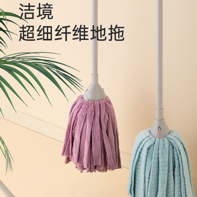 茶花吸水拖把一拖净老式拖地布条
