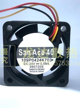 全新三洋109P0424K703/K705/K702 DC24V 0.08A变频器散热风扇4015