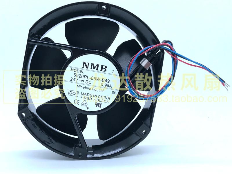 5920PL-05W-B49/B40 DC24V 0.95A全新正品NMB-MAT 安川变频器风扇