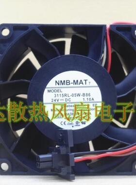 3115RL-05W-B86原装NMB 二线 24V 1.10A/ 08038RA-24R-GU/-24R-EU