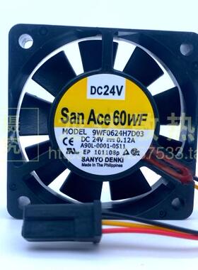 SanAce60WF 9WF0624H7D03 A90L-0001-0511 24V 原装发那科风扇