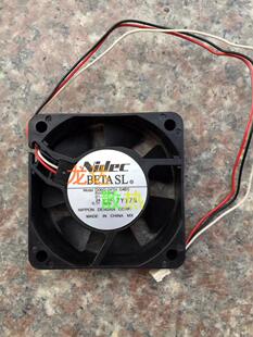 04BS 24TH 24V 6020 打印机变频器电源风扇6CM NIDEC 3线 D06G