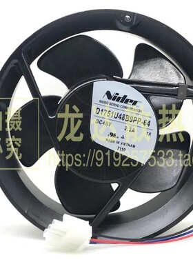 原装日本NIDEC D1751U48B9PP-64 48V 2.3A 17251铝框直流风扇