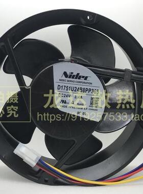 Nidec D1751U24B8PP363 ABB580-880变频器3.4A风扇DC24V