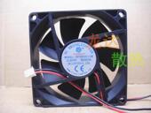 0.14A 12V 2线电源散热风扇 8CM 8025 25MM DFS802512M