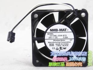 B70 6025 24V NMB美蓓亚 2线 05W 0.25A 伺服器风扇 2410ML