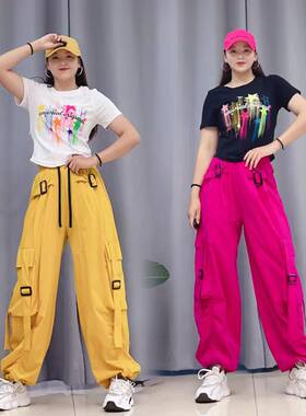 夏广场舞曳步舞休闲运动套装