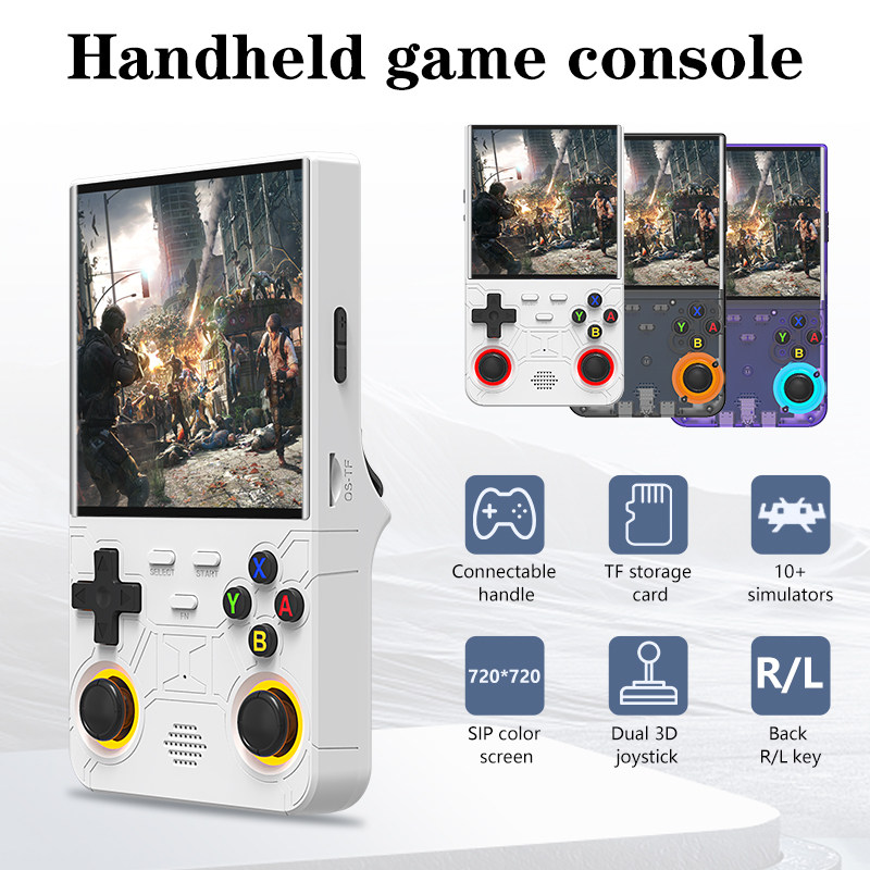 PSP 2025新款R36ultra掌机电视游戏机怀旧掌上游戏机3D双系统掌机