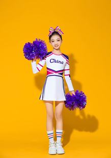 儿童啦啦操服装幼儿园拉拉队比赛演出服小学生健身操竞技运动会服