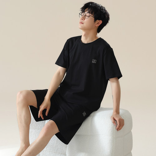 可外穿莫代尔男士睡衣