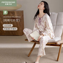春秋款 全棉可外穿冬家居服女士套装 秋季 长袖 2025新款 纯棉睡衣女款