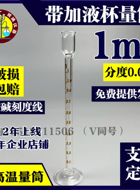 量入式微量玻璃量筒精密小量筒