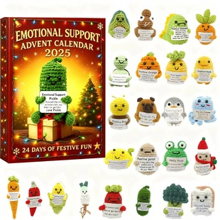 Days Positive Advent Crochet 2025 emotional toy Calendar
