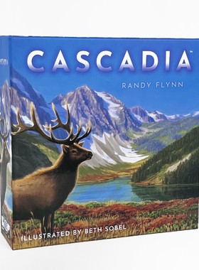 Cascadia exciting strategy board game family cards toys桌游
