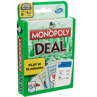 Monopoly Deal Card Game Quick-Playing Travel Games Trading