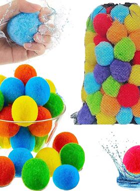 50pcs Reusable Water Balls Balloons Outdoor Toys for Kids