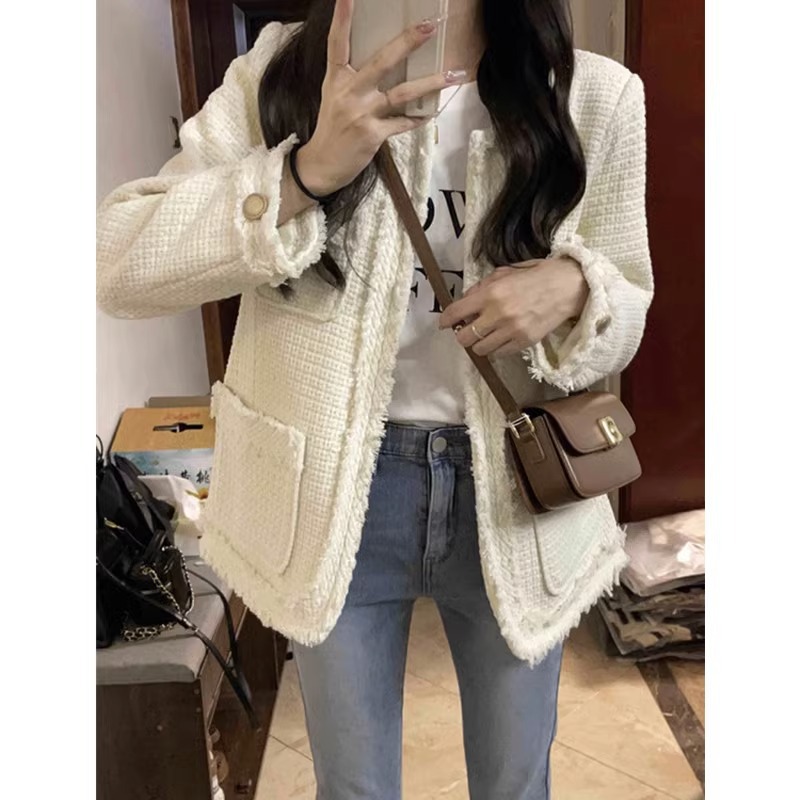 小香风外套女早春秋季2025年新款宽松气质百搭名媛高级感上衣秋装