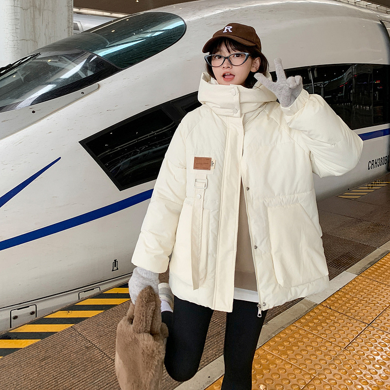 高级感超好看羽绒棉服女短款2025年新款冬季外套小个子宽松棉衣女