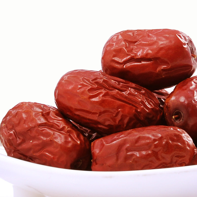 新疆特产和田红枣七星六星五星和田大红枣子500g装袋精选蒸枣