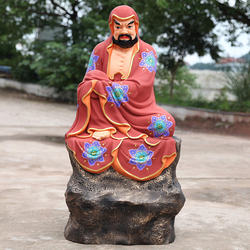 1米1达摩祖师佛像 达摩菩提祖师达摩像 树脂佛像佛堂供奉树脂佛像
