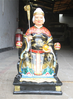 树脂供奉彩绘黑妈妈厘米佛像