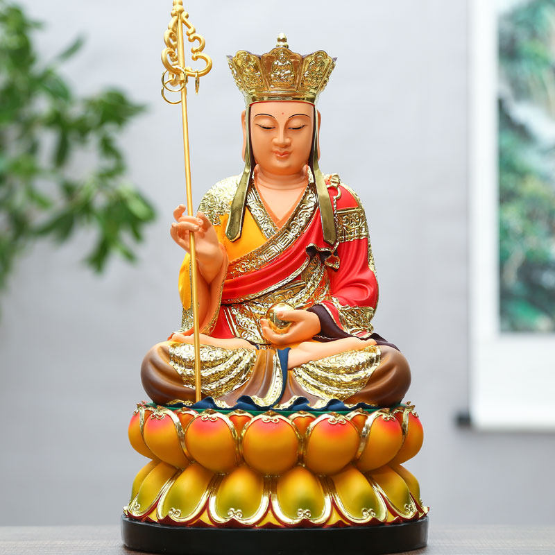 寺庙树脂玻璃钢招财地藏王佛像