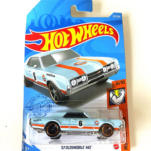 HOTWHEELS风火轮火辣小跑车C4982021N批次GULF海湾石油OLDSMOBILE