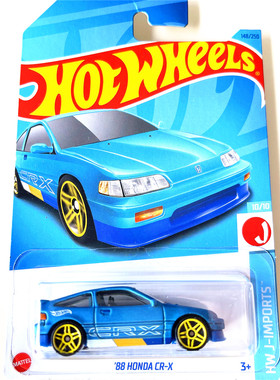 HOTWHEELS风火轮火辣小跑车C4982023NGLED批次85本田88HONDA CRX