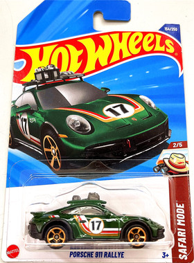 Hotwheels风火轮24N合金车模C49825G保时捷PORSCHE911 RALLYE模具