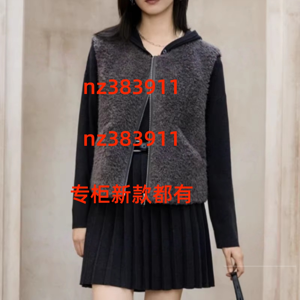 Aitoo·Suxi艾凸苏希2025冬装国内新款皮草A2541PC060 吊589