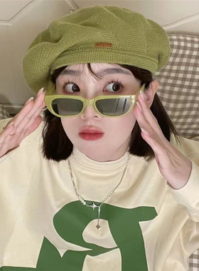 耍酷猫眼窄框复古男女猫眼