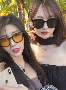 遮阳椭圆形韩版男女小框