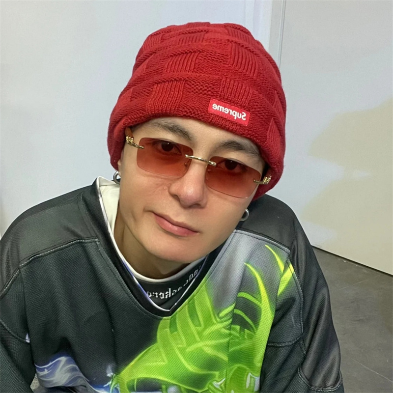 男士无框太阳镜方形欧美潮个性木腿墨镜嘻哈拽酷太阳镜遮阳潮流女