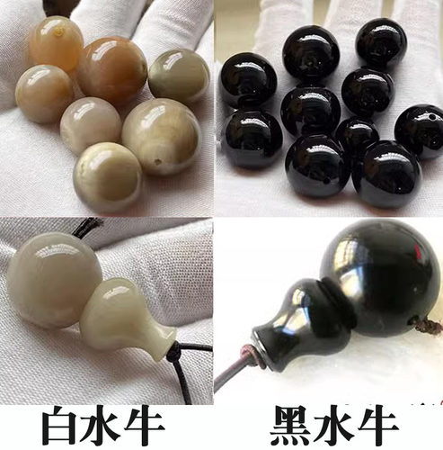 牛角哥黑水牛三通佛头圆珠佛头