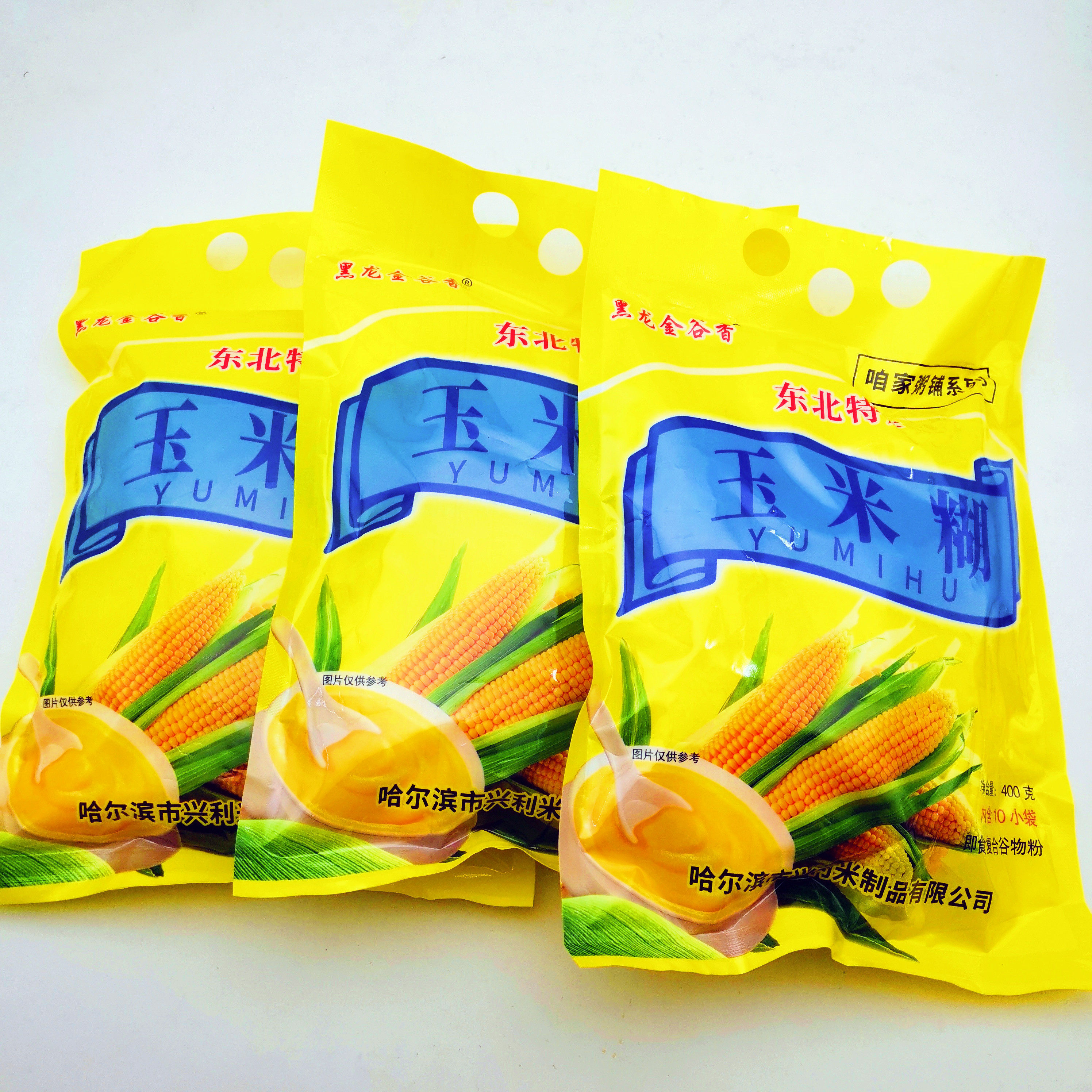 东北特产黑龙金谷香玉米糊咱家粥铺原味即食玉米粉粥糊一组3袋