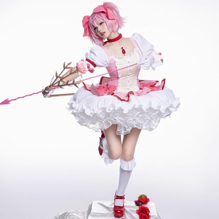 鹿目圆cosplay小圆战斗服cos魔法少女小圆现货 亚美次元
