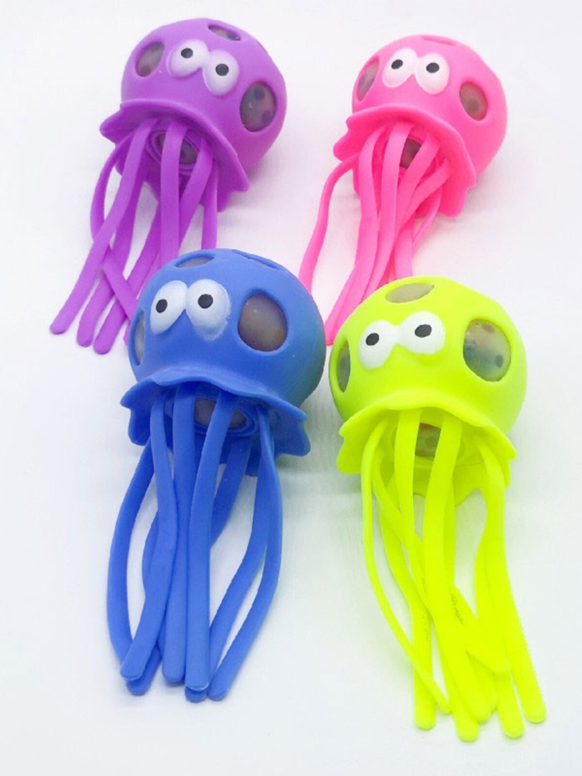 해파리 핀치 다채로운 버블 비즈 바다  환기 구호 장난감 어린이 손 핀치 환기 창조적 인 선물