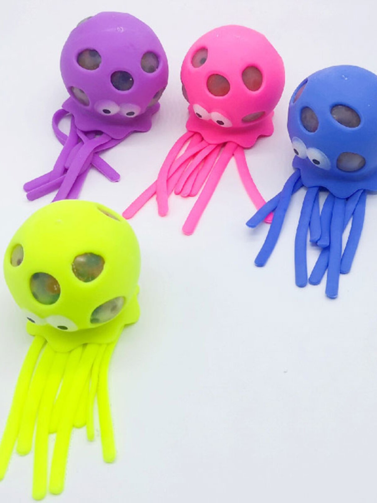 해파리 핀치 다채로운 버블 비즈 바다  환기 구호 장난감 어린이 손 핀치 환기 창조적 인 선물
