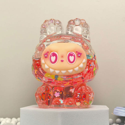 爆闪夜光彩豆马卡龙DIY饰品潮玩