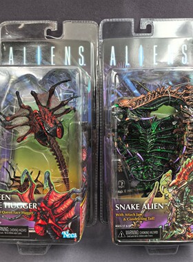 OTHER异形手办夺命舰7寸人偶抱脸虫铁血外星人可动模型玩具NEW