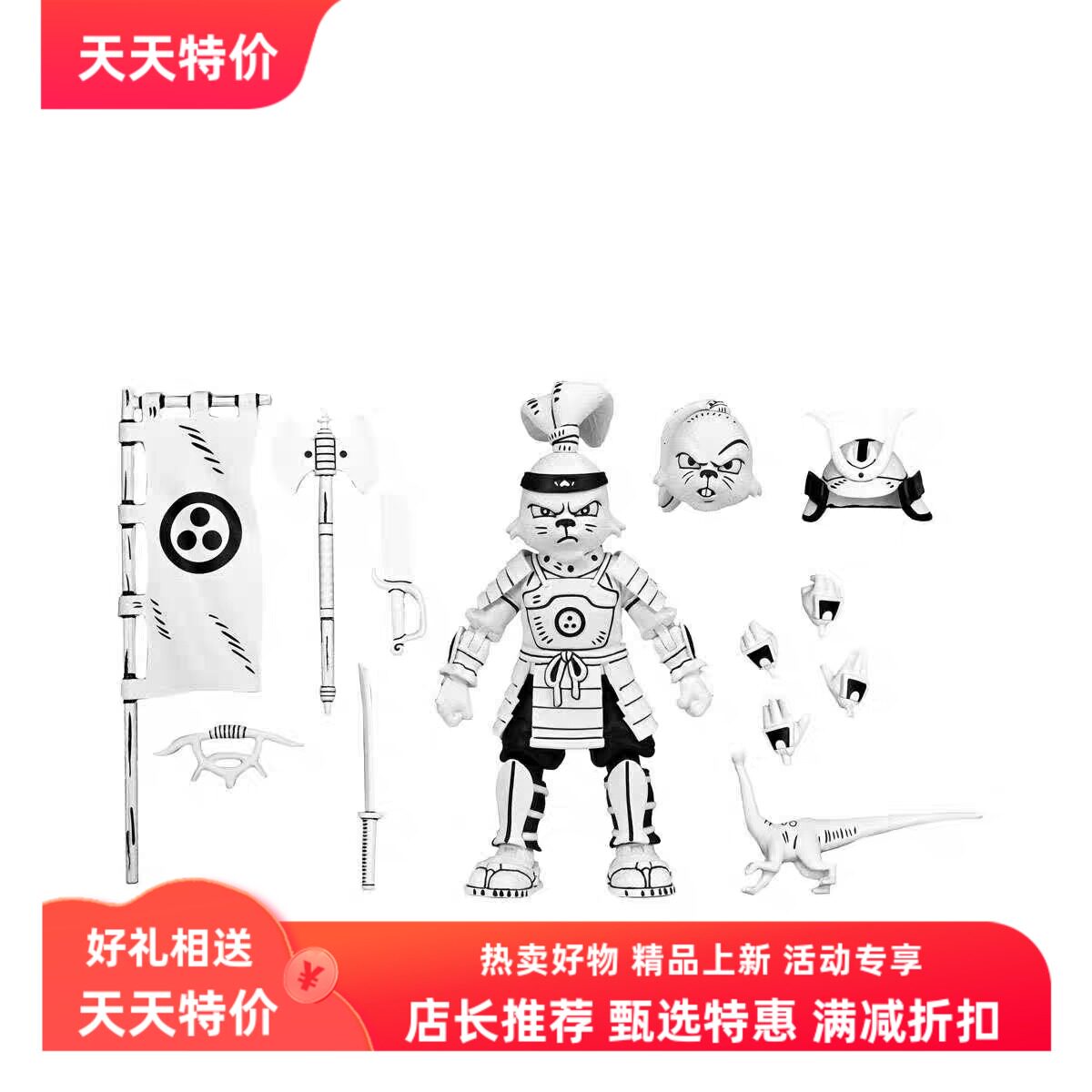 忍者神龟关节可动手办玩具