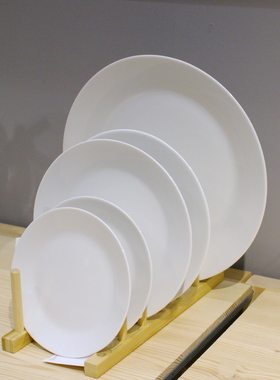 宜家浅盘白色石瓷国内代购碟子