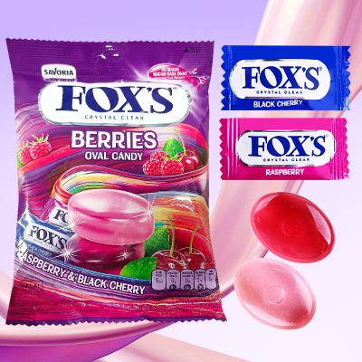 【25年新日期】FOX'S霍士印尼进口水晶糖果果汁糖网红硬糖糖果