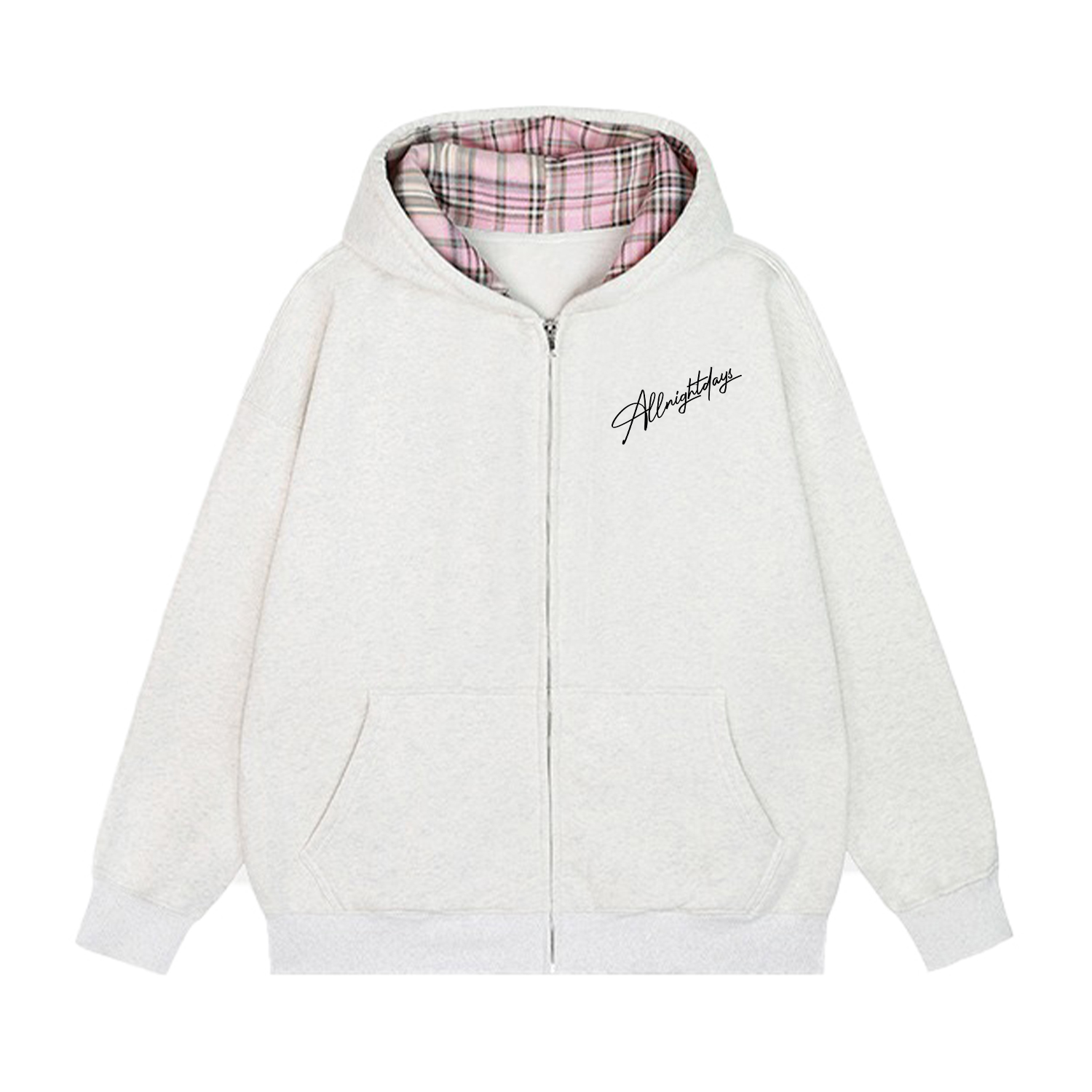 2024AW美式卫衣拉链连帽卫衣