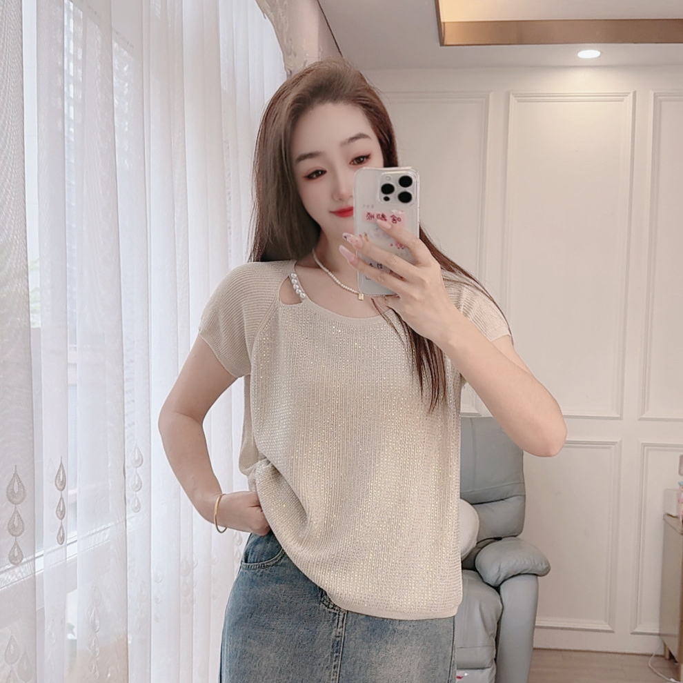 针织套头公主风宽松型